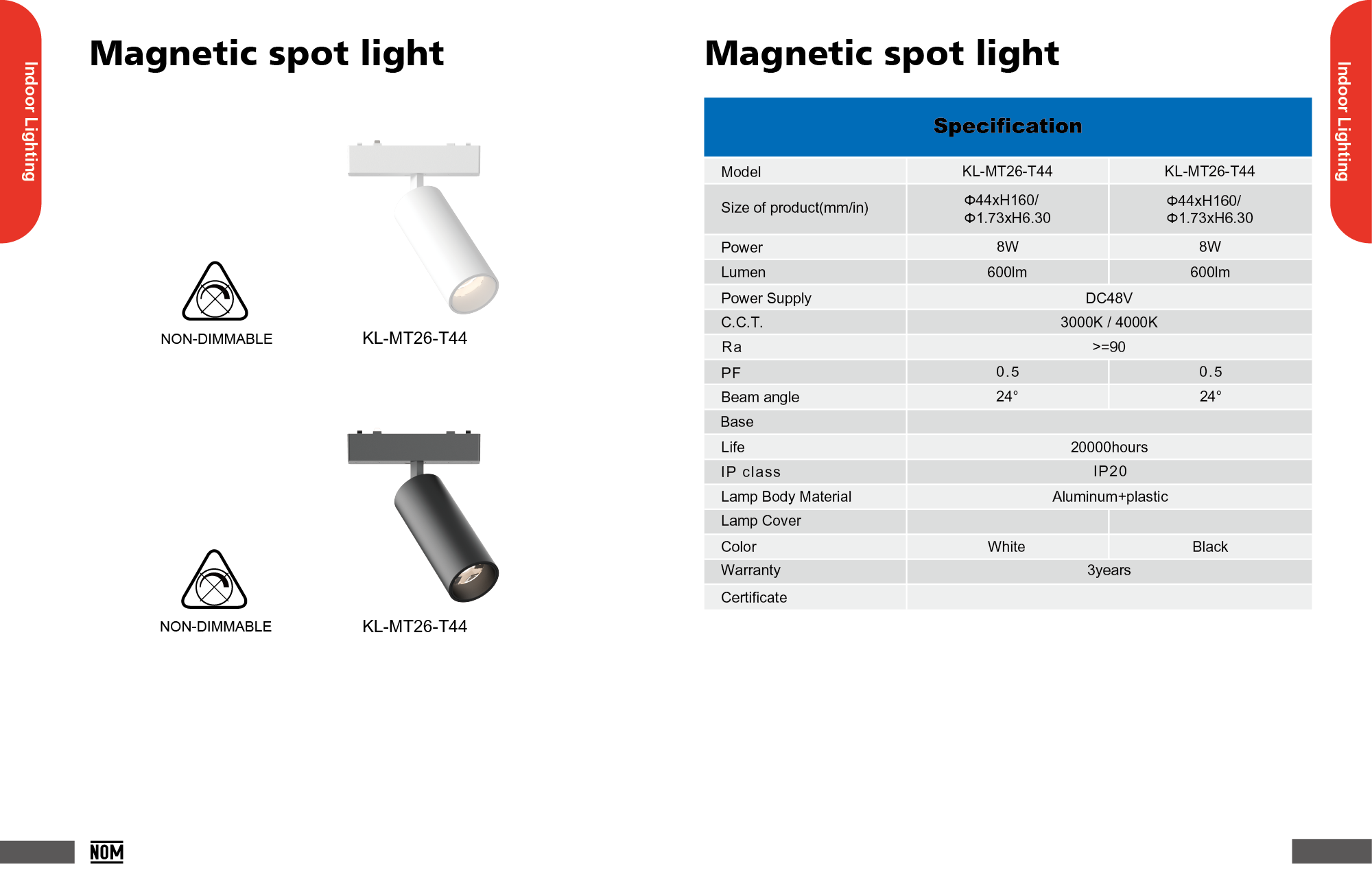 Magnetic spot light