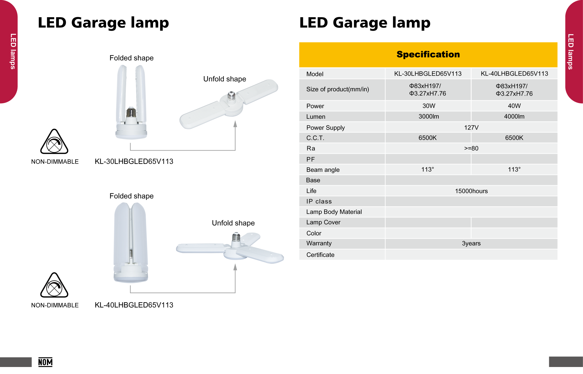 LED Garage Iamp