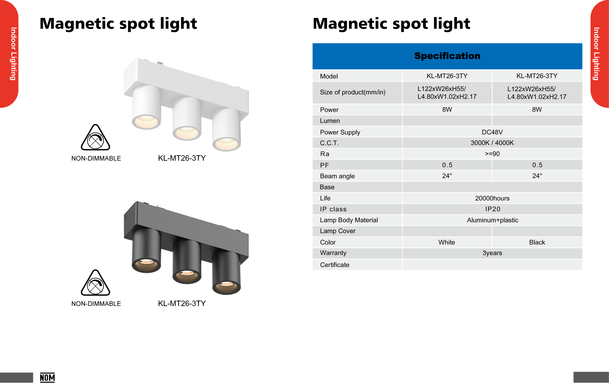 Magnetic spot light