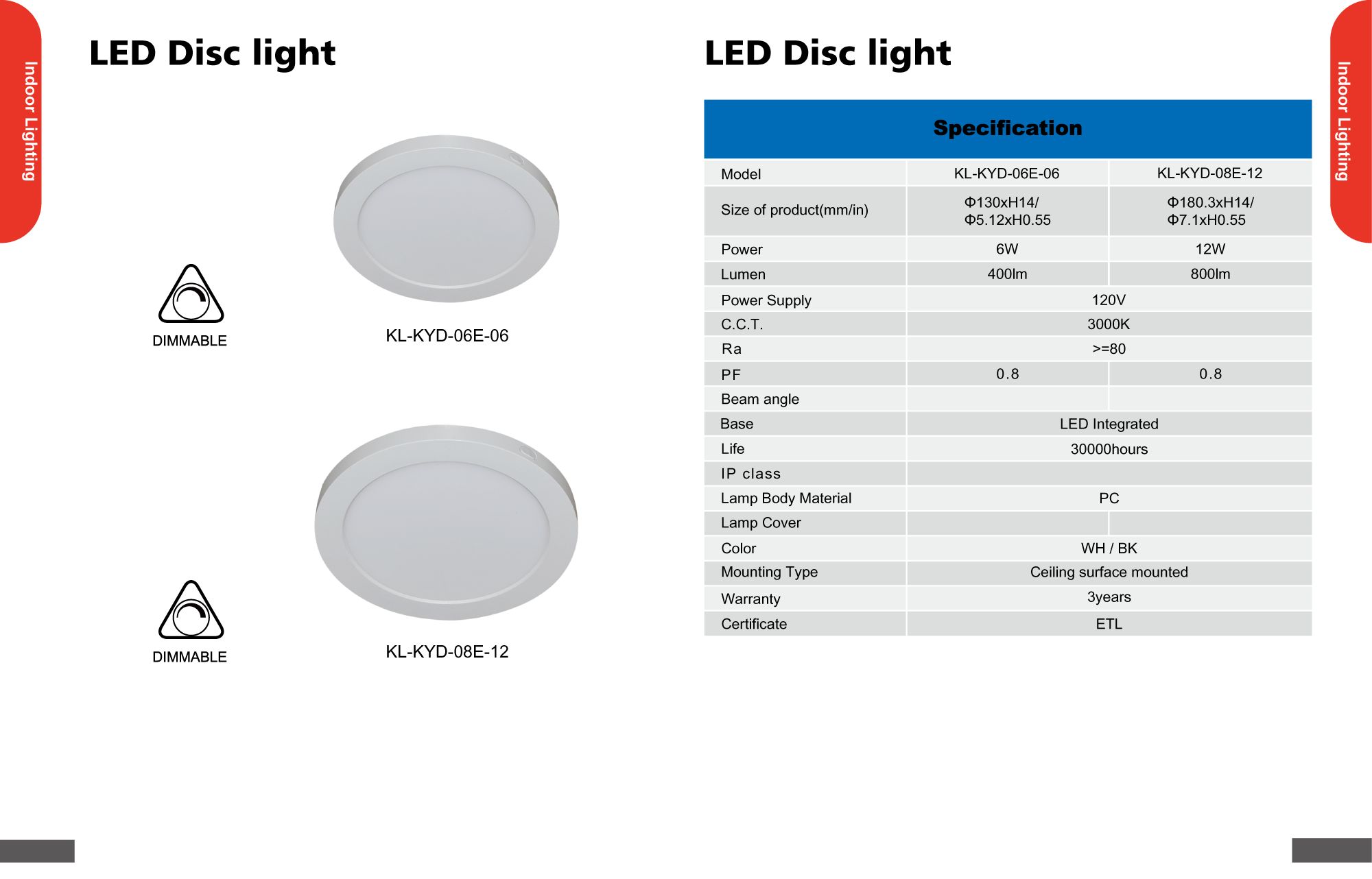 LED Disc light