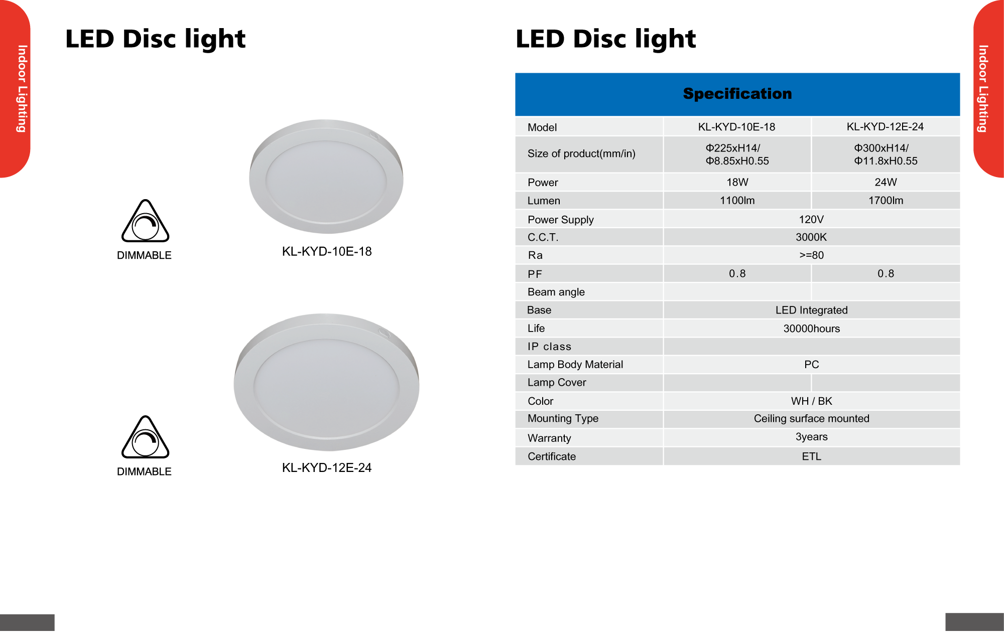 LED Disc light