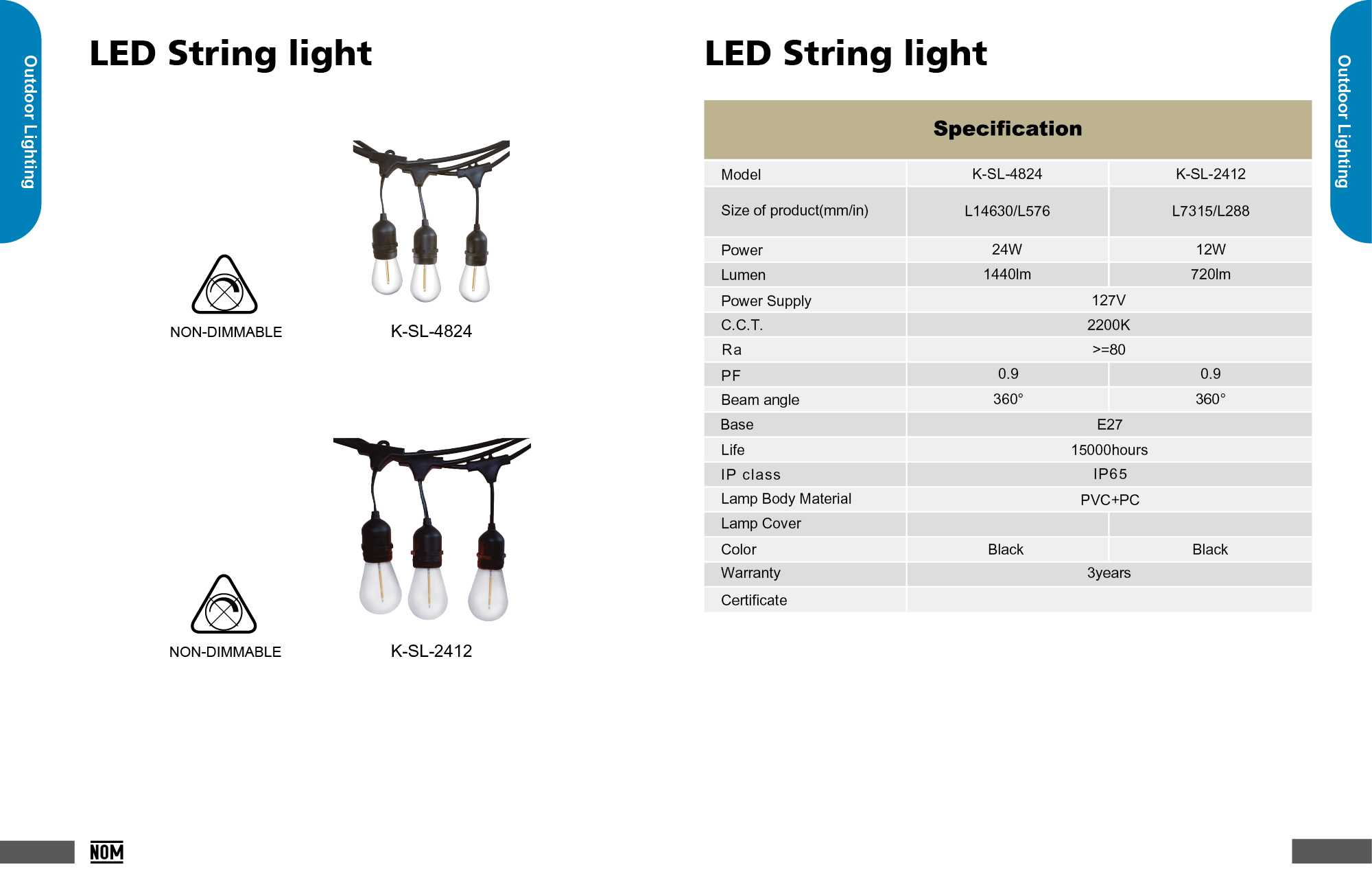 LED String light