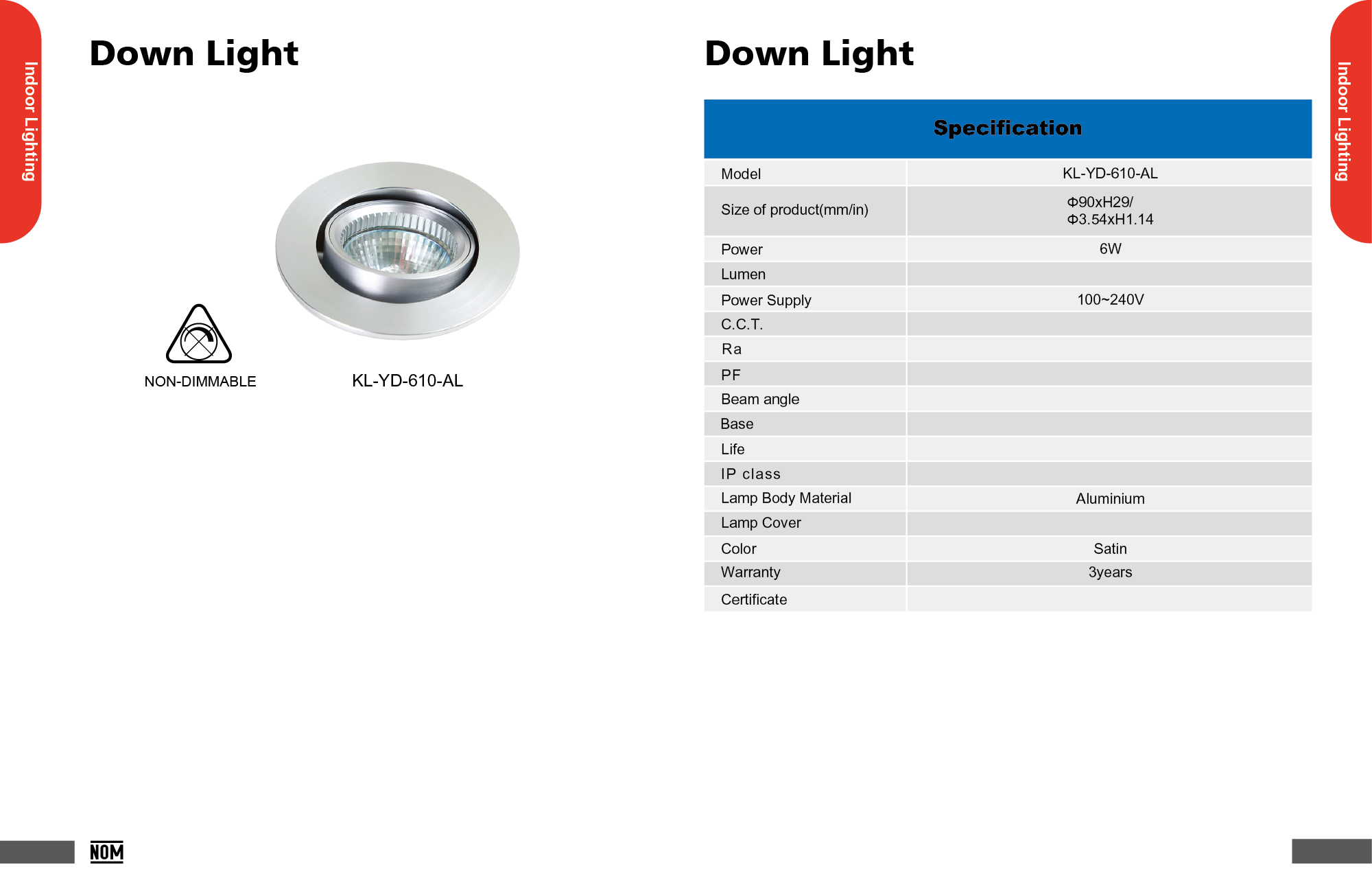 Down Light